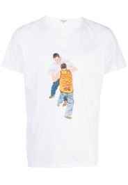 Leathersmith of London T-shirt con stampa - Bianco