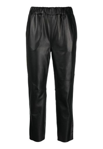 Lebrand Pantaloni slim a vita alta - Nero