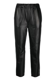 Lebrand Pantaloni slim a vita alta - Nero