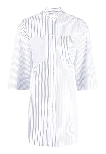 Lee Mathews Camicia Rhodes a righe - Bianco