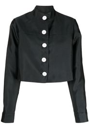 Lee Mathews Giacca-camicia crop Penny - Nero