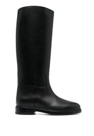 LEGRES slip-on calf-leather boots - Nero