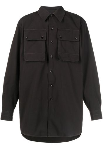 Lemaire cargo pocket shirt - Nero