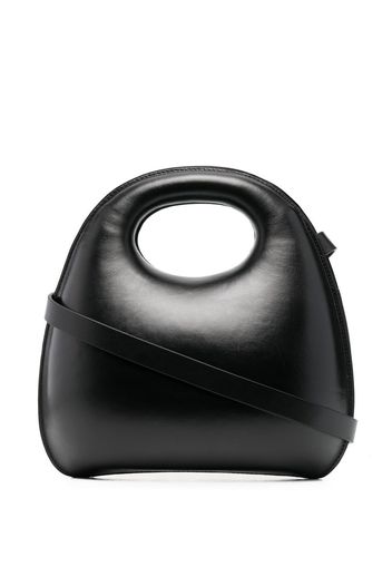 Lemaire polished-finish tote bag - Nero