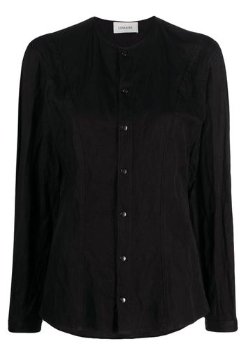 Lemaire press-stud long-sleeve shirt - Nero