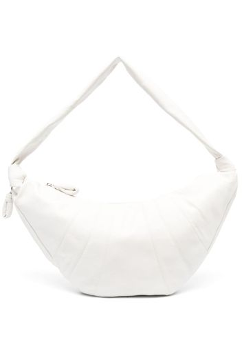 Lemaire Borsa a spalla Croissant in pelle - Bianco