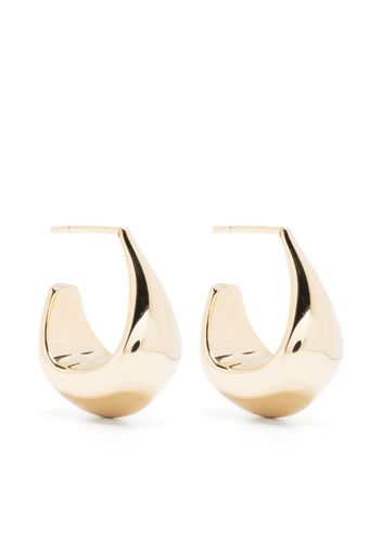 Lemaire sculpted hoop curved earrings - Oro