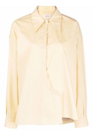 Lemaire wrap-front long-sleeve shirt - Giallo