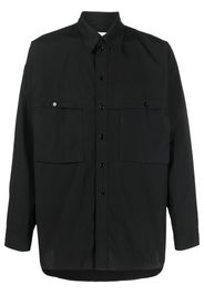 Lemaire flap-pocket cotton shirt - Nero