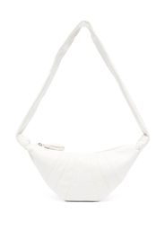 Lemaire half-moon leather shoulder bag - Bianco