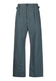 Lemaire wide-leg high-waisted trousers - Blu