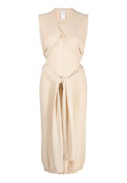 Lemaire tied-waist cotton dress - Toni neutri