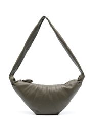 Lemaire medium Croissant leather shoulder bag - Verde