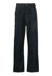 Lemaire straight-leg cut cotton jeans - Blu