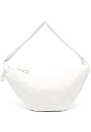 Lemaire Borsa a spalla Croissant in pelle - Bianco