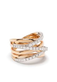 LEO PIZZO Anello in oro 18kt con diamanti - Rosa