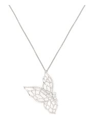 LEO PIZZO Collana in oro bianco 18kt con diamanti Light Wings - Argento