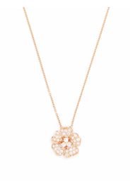 LEO PIZZO Collana Flora in oro rosa 18kt con diamanti