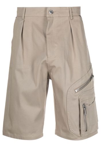 Les Hommes knee-length cargo shorts - Toni neutri