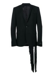 Blazer con dettaglio frange