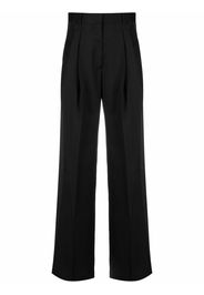 Les Hommes high-waisted wide-leg trousers - Nero