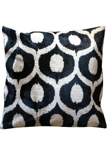 Les-Ottomans geometric-print pillow - Nero