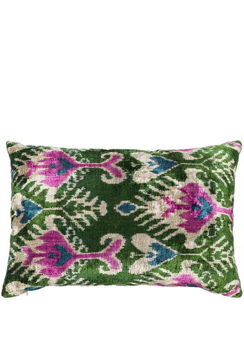 Les Ottomans LES OTT DBL SIDED 40X60CM SILK VELVET C - Verde