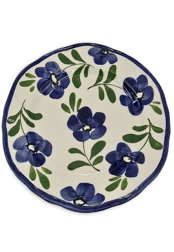 Les-Ottomans floral-print ceramic plate (27cm) - Bianco