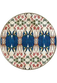 Les-Ottomans Vassoio NYC con applicazione - Blu