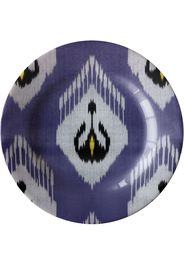 Les-Ottomans Piatto Ikat (28cm) - Viola