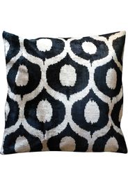 Les-Ottomans geometric-print pillow - Nero