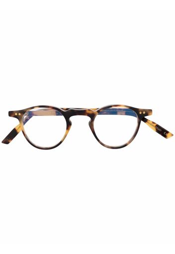 Lesca tortoise round-frame glasses - Toni neutri