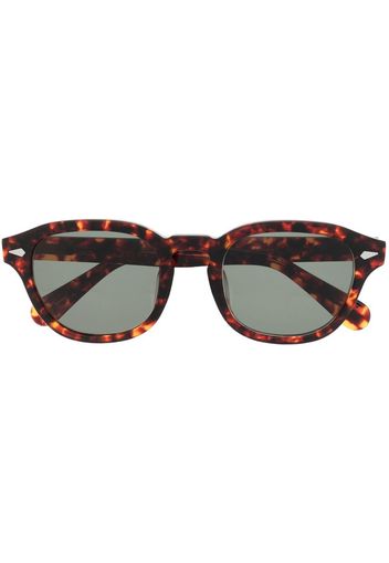 Lesca tortoiseshell-frame tinted sunglasses - Marrone