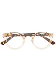 Lesca Pica round-frame glasses - Toni neutri