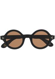 Lesca Saga round-frame sunglasses - Nero