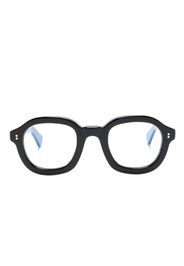 Lesca round-frame optical glasses - Nero