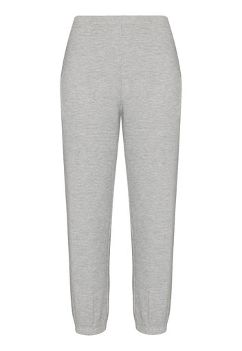 LESET textured-knit trousers - Grigio