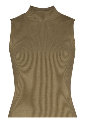 LESET mock-neck tank top - Verde