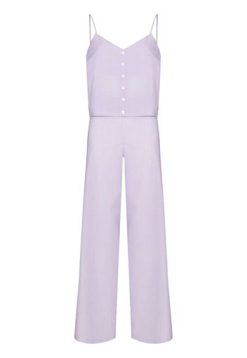 LESET buttoned-up pyjama set - Viola