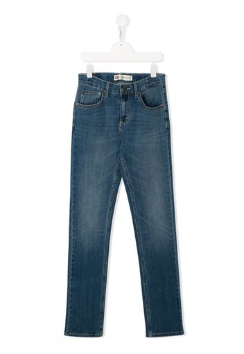 straight-leg jeans