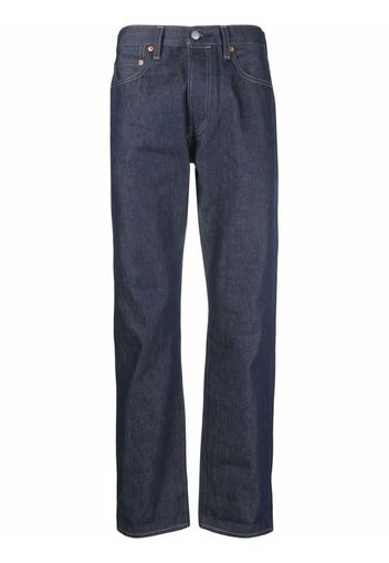 Levi's: Made & Crafted mid-rise straight-leg jeans - Blu