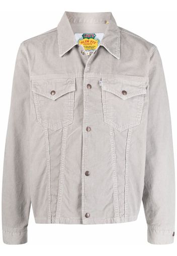 Levi's: Made & Crafted cotton shirt jacjet - Grigio