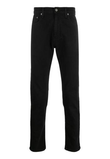 mid-rise slim-fit jeans