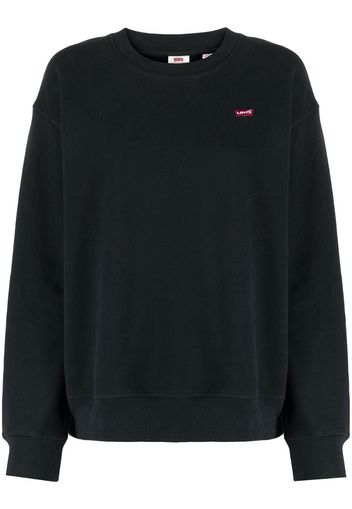 logo embroidered sweatshirt