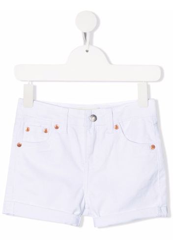 Levi's Kids distressed denim shorts - Bianco