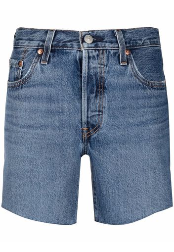 Levi's Shorts denim a vita alta - Blu