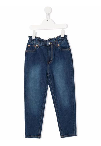 Levi's Kids mid-rise straight-leg jeans - Blu