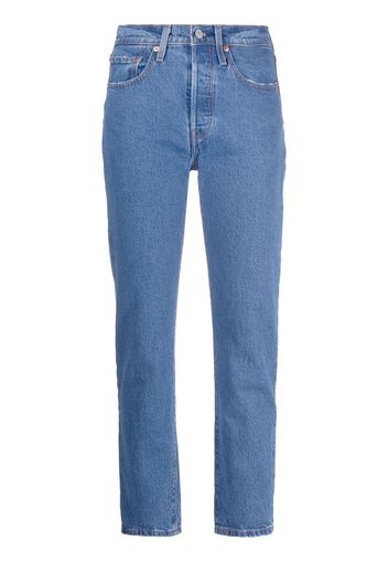 Levi's slim straight-leg denim jeans - Blu