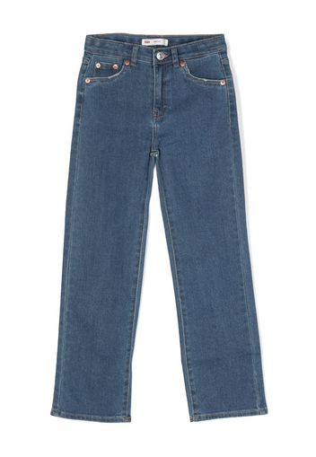 Levi's Kids Jeans dritti con 5 tasche - Blu