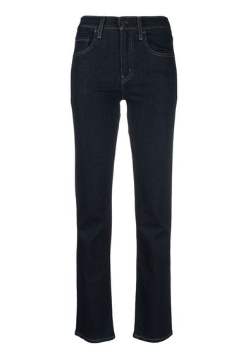 Levi's mid-rise straight-leg jeans - Blu